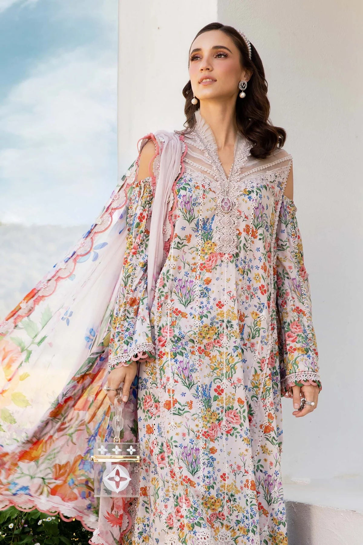 MPT-2507-A | Maria B | Mprints Lawn 2025