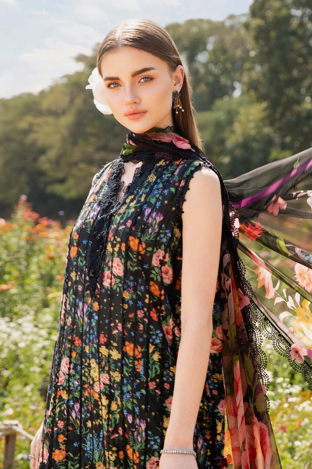 MPT-2507-B | Maria B | Mprints Lawn 2025