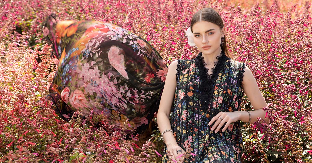 MPT-2507-B | Maria B | Mprints Lawn 2025
