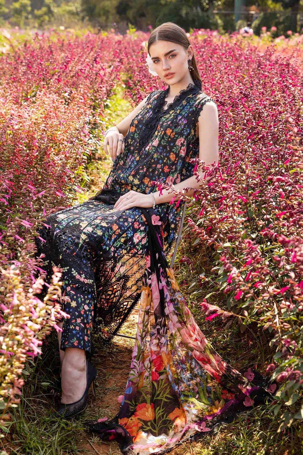 MPT-2507-B | Maria B | Mprints Lawn 2025
