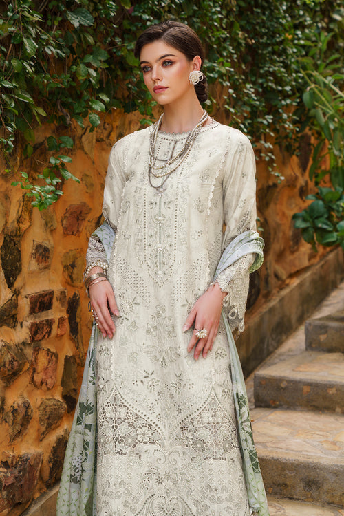 SL12-D01 | Baroque | Embroidered Swiss Lawn 2024
