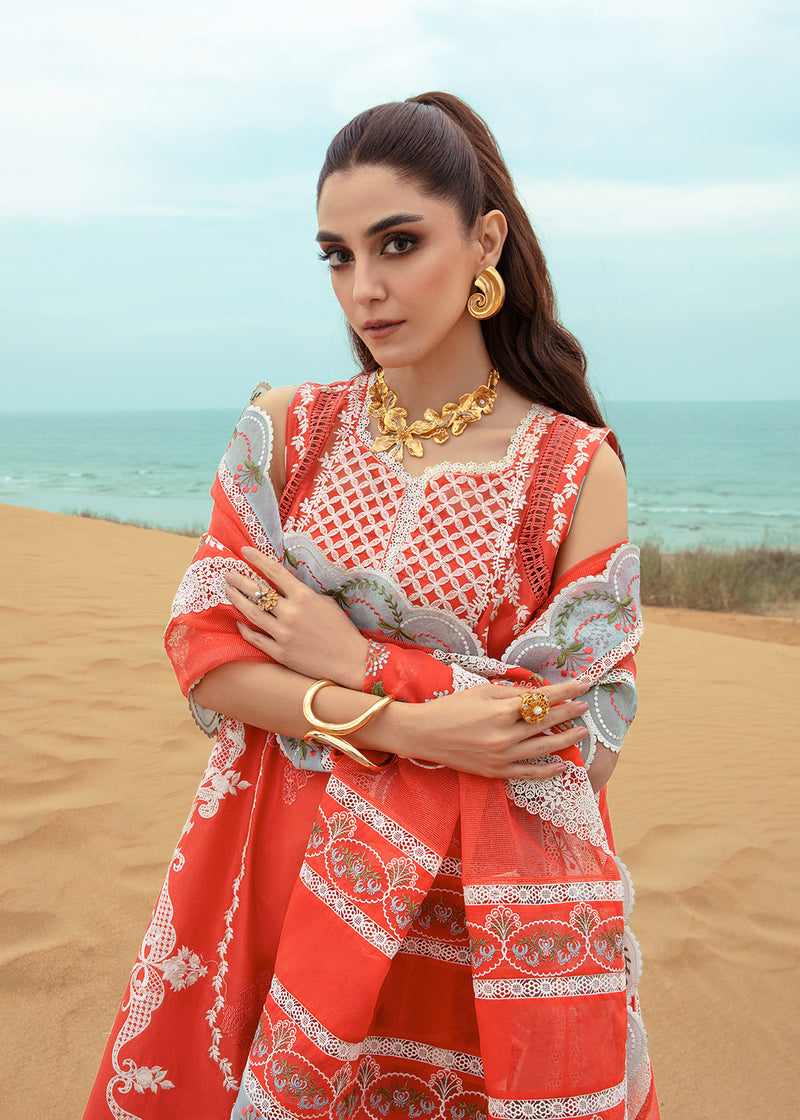 Stars of Fire - Fiesta Coral | Saira Shakira | Crimson Lawn 2024