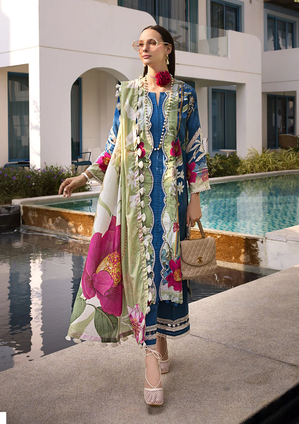 EOP-08B WHIMSY TOSCANA | Elaf | Prints Lawn Collection 2024