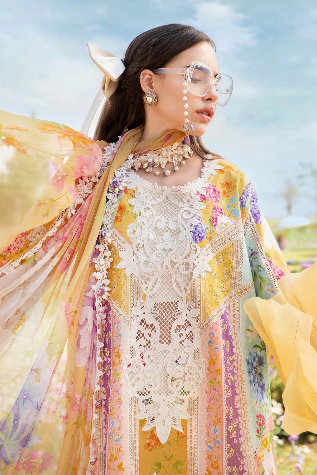 MPT-2509-A | Maria B | Mprints Lawn 2025