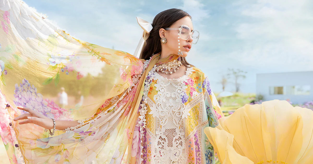 MPT-2509-A | Maria B | Mprints Lawn 2025