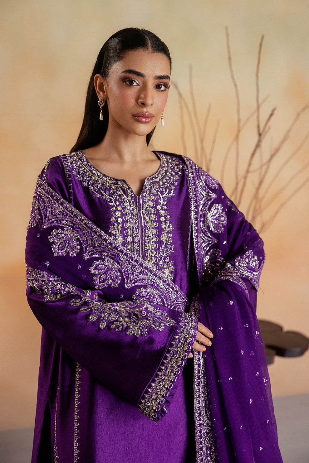 EVERLY | Emaan Adeel | Elara Sheesha Silk Collection 2026