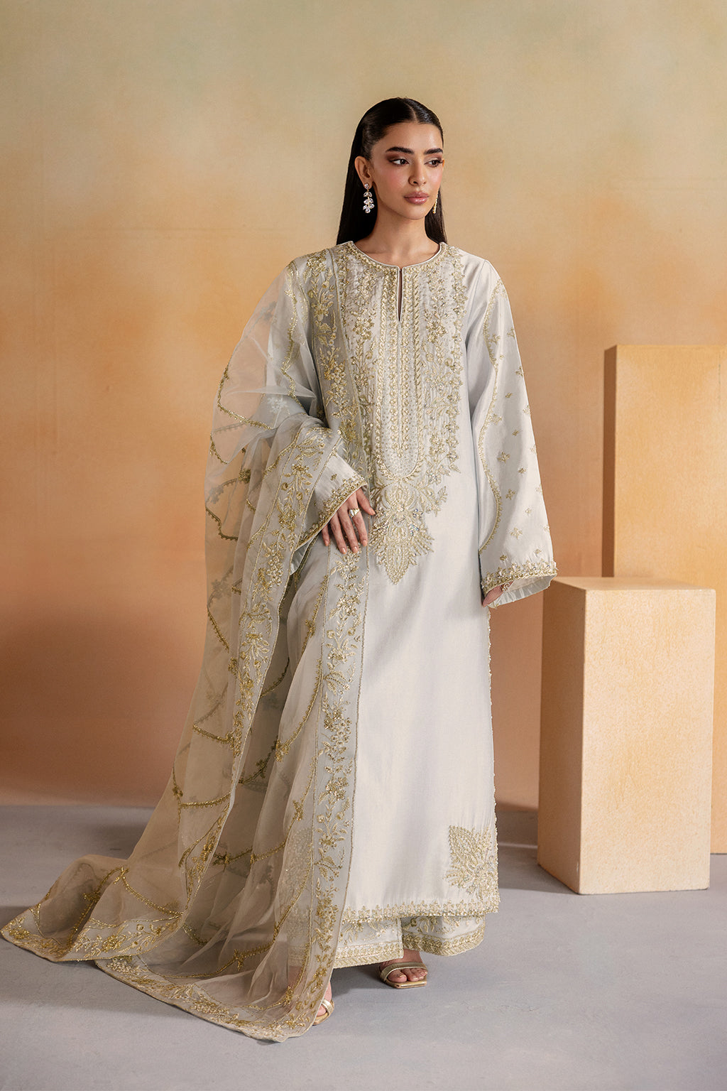 CLEO | Emaan Adeel | Elara Sheesha Silk Collection 2026
