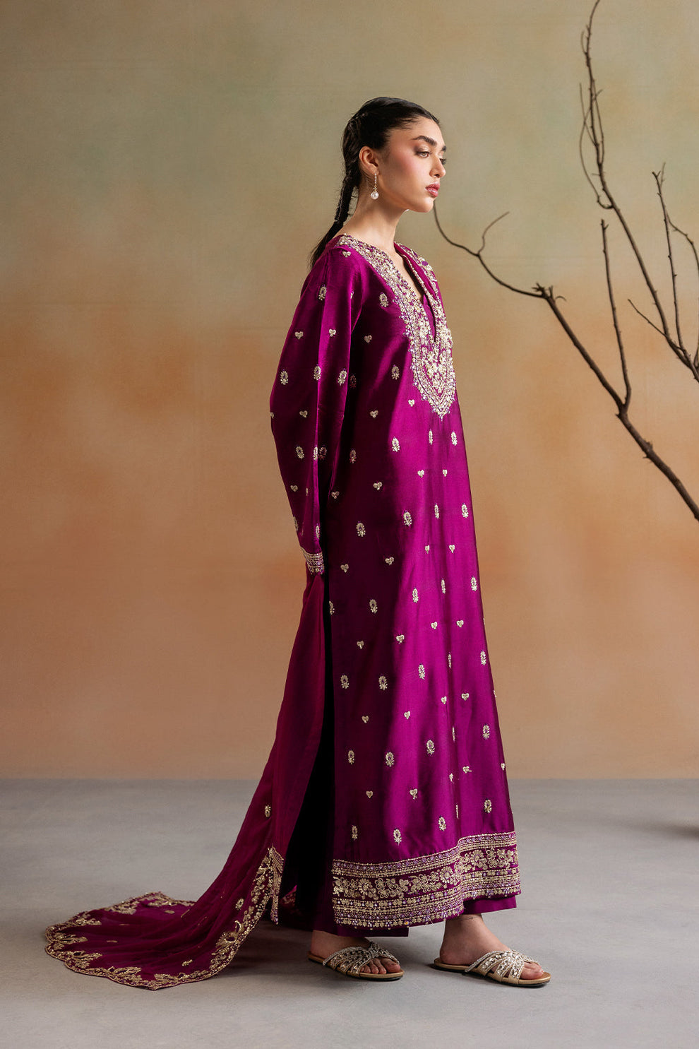FAYE | Emaan Adeel | Elara Sheesha Silk Collection 2026