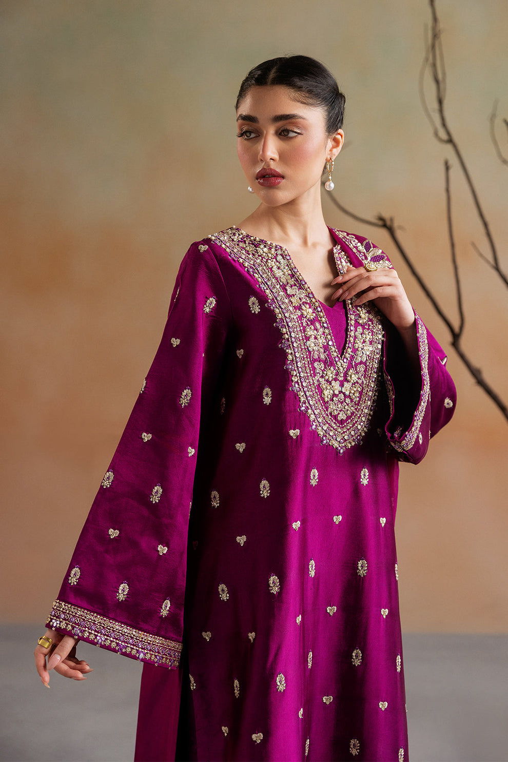 FAYE | Emaan Adeel | Elara Sheesha Silk Collection 2026