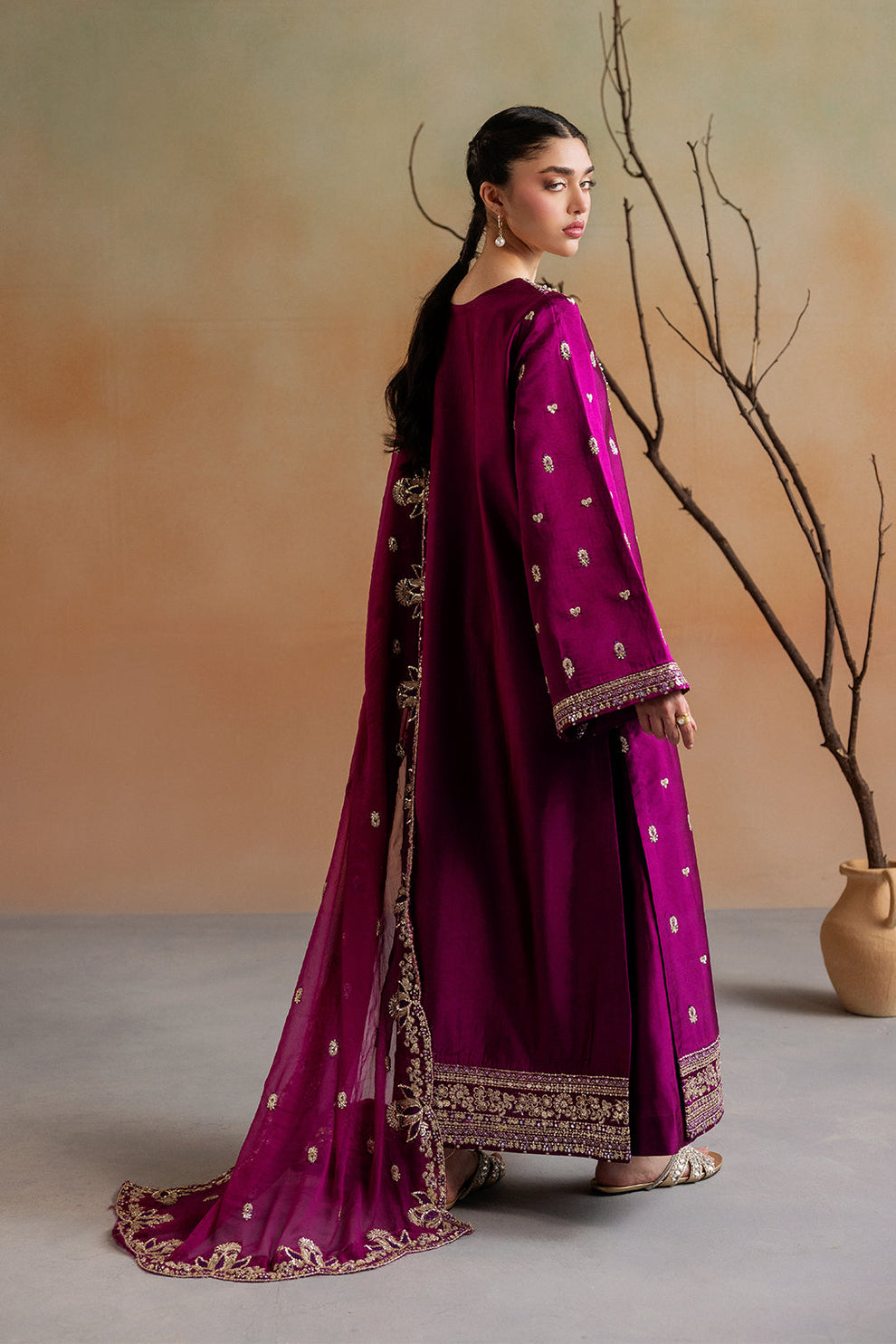 FAYE | Emaan Adeel | Elara Sheesha Silk Collection 2026