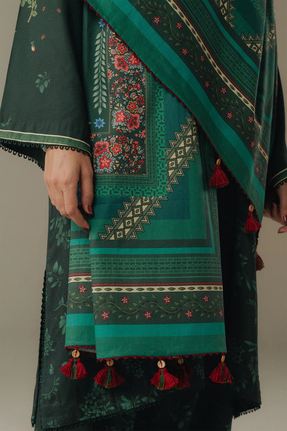 WILD FERN-2A | Coco Prints Winter Collection 2025