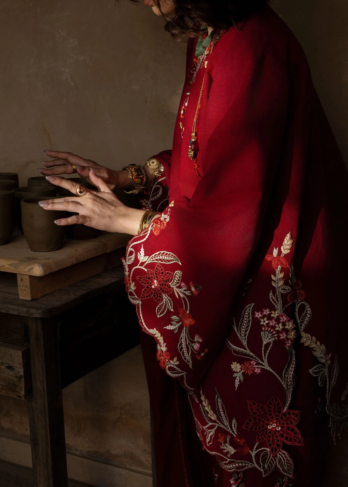 Nina Nakhray | Crimson Mitti Winter Pret Collection 2025