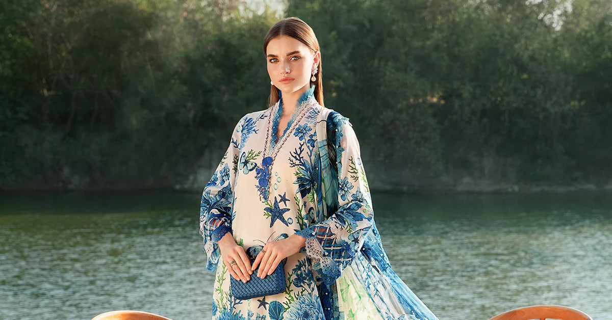 MPT-2510-B | Maria B | Mprints Lawn 2025
