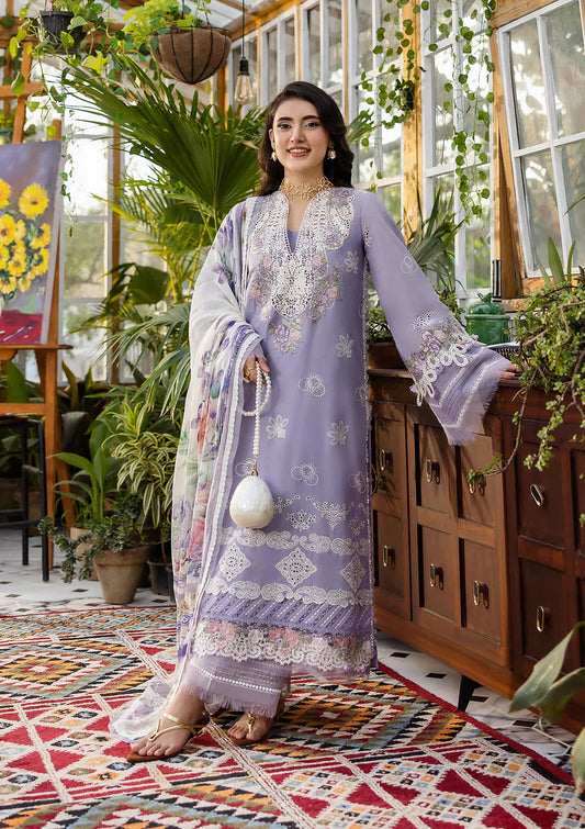EEC-5A LAVENDER LOVE | Elaf | E Craft Chikankari Collection 2025