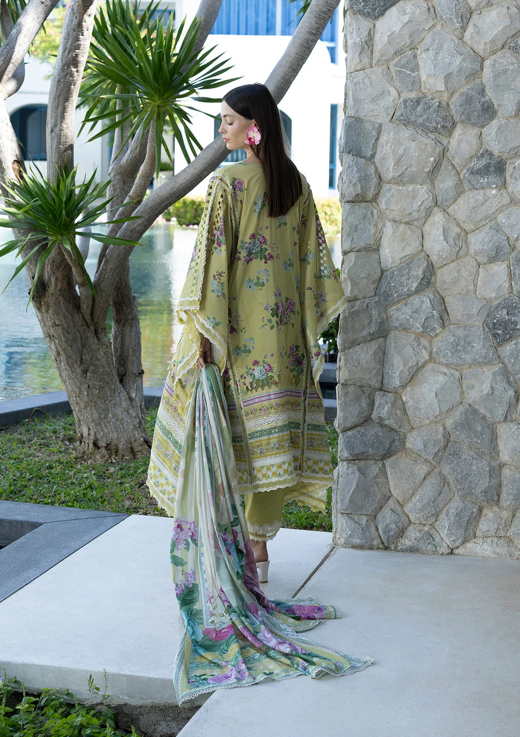 EPN-4A AVOCADO | Elaf | Santorini Prints Lawn Unstitched Collection 2026 