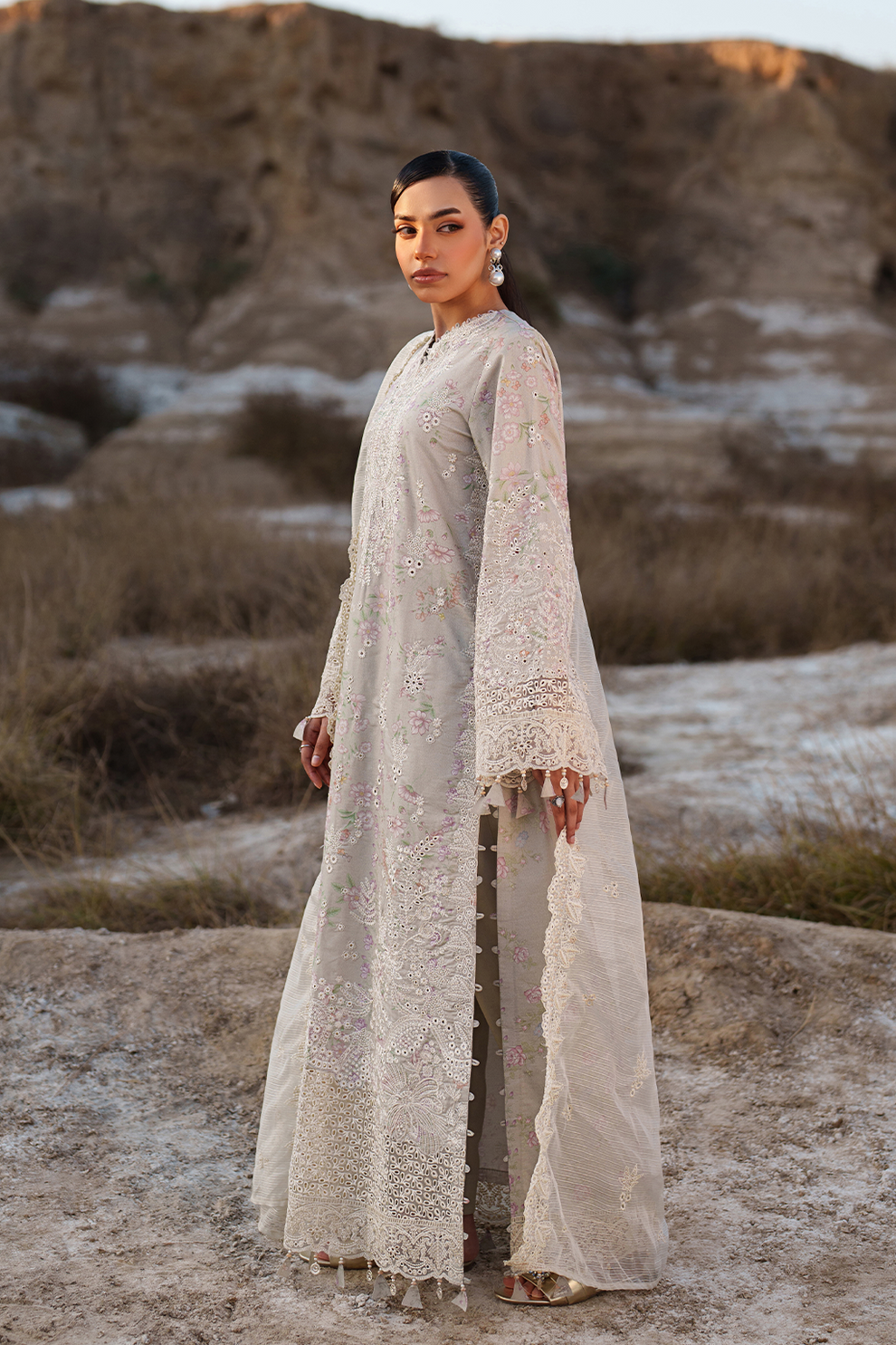 MEHVES |  Emaan Adeel | Sunlit Groove Luxury Lawn Unstitched Collection 2026