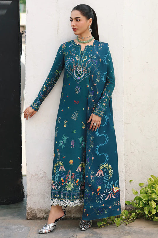 QW - 05B - Amiel | Qalamkar  | Qprints Winter Collection 2025