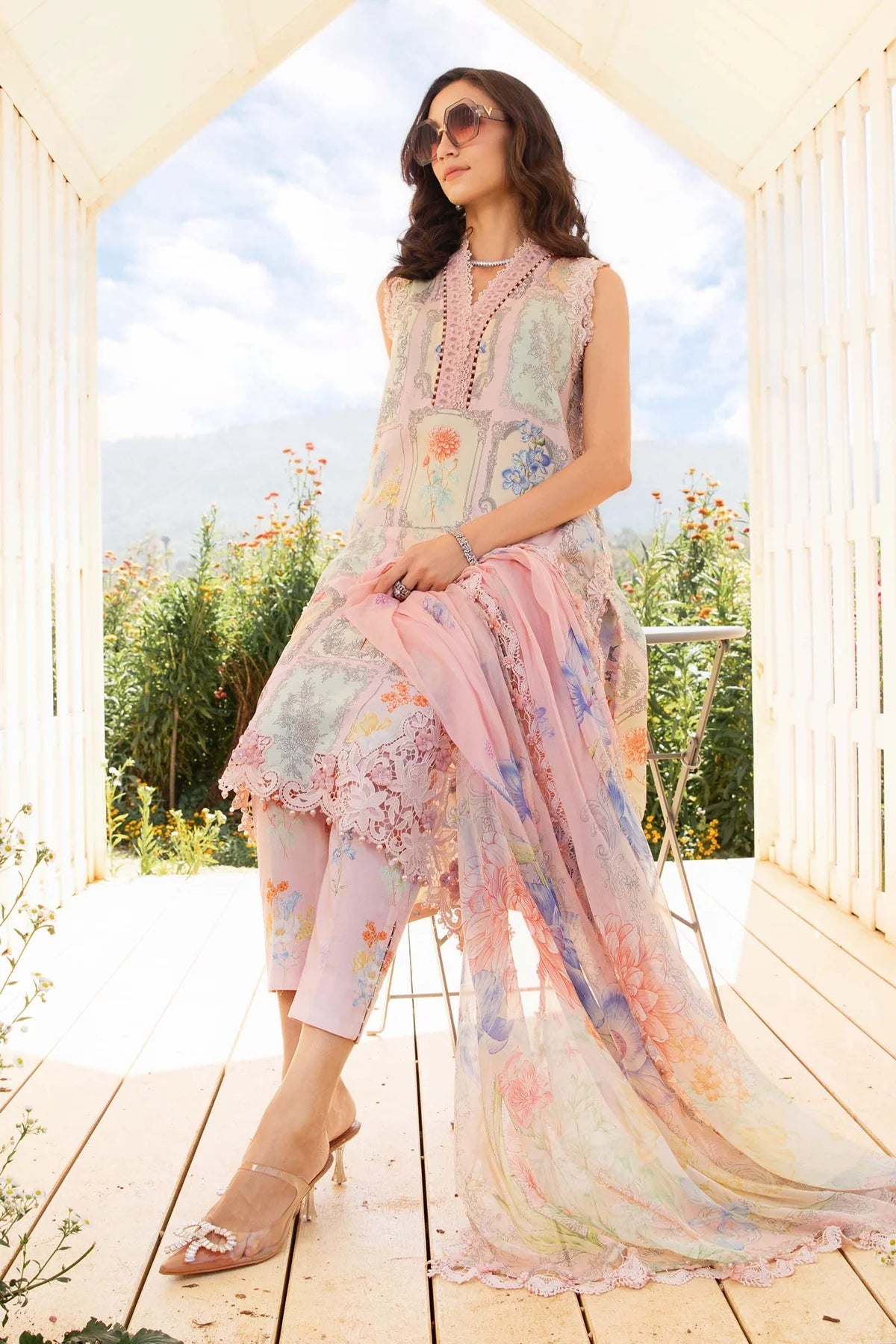 MPT-2511-A | Maria B | Mprints Lawn 2025