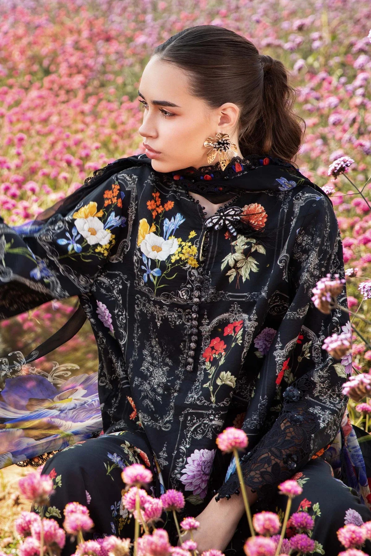 MPT-2511-B | Maria B | Mprints Lawn 2025
