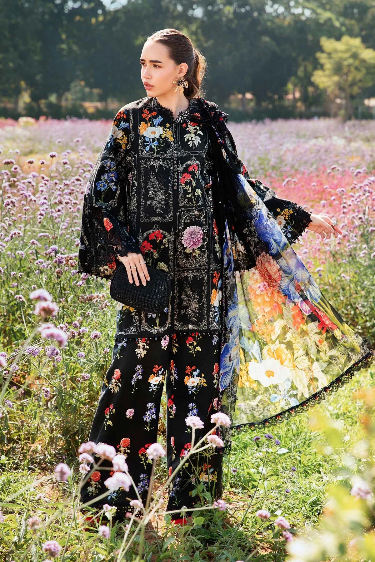 MPT-2511-B | Maria B | Mprints Lawn 2025