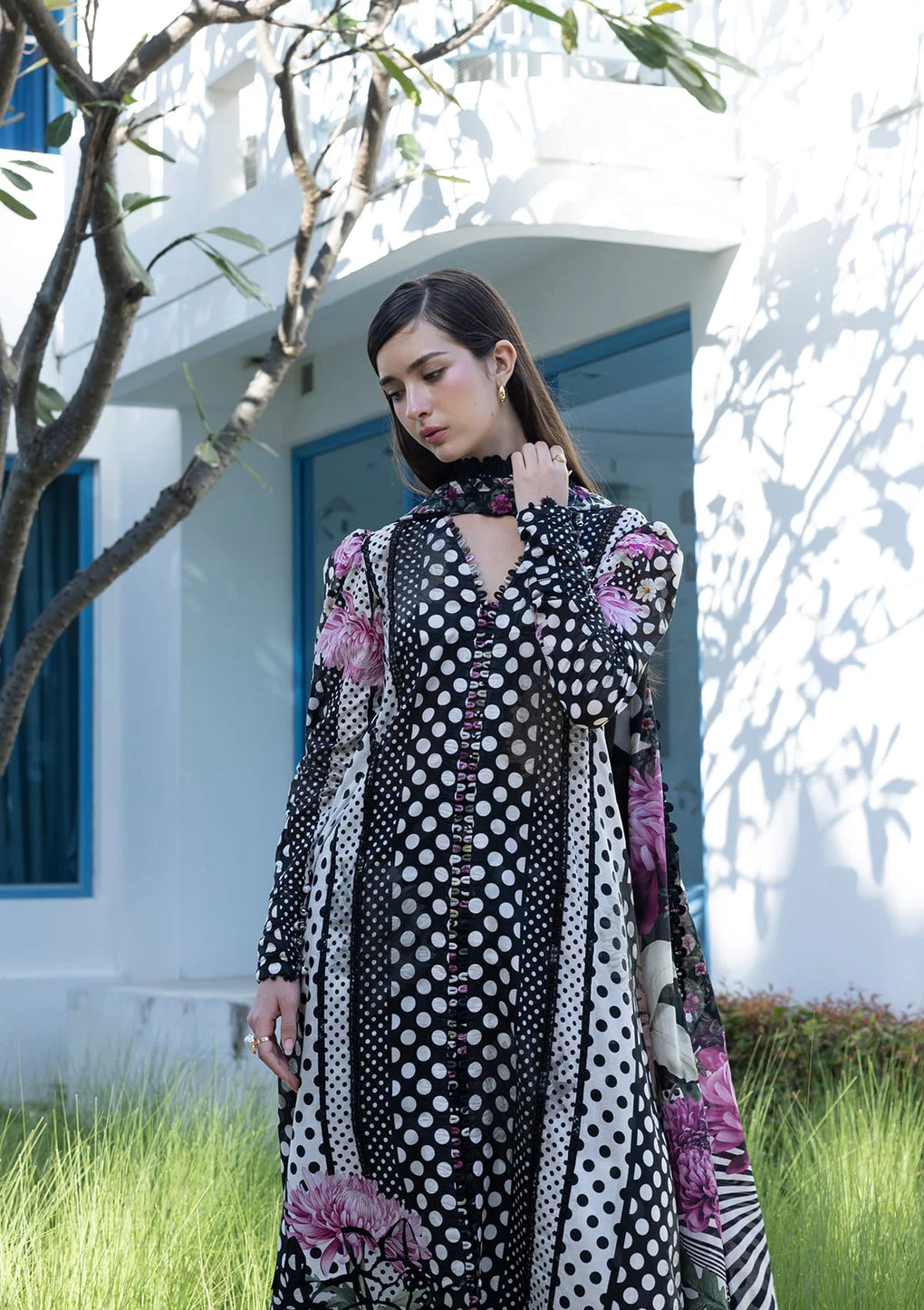 EPN-1B POIS & HER | Elaf | Santorini Prints Lawn Unstitched Collection 2026