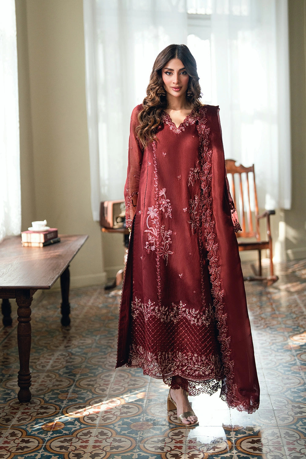 Hibiscus | Azure | Eid Drop Collection Unstitched 2026