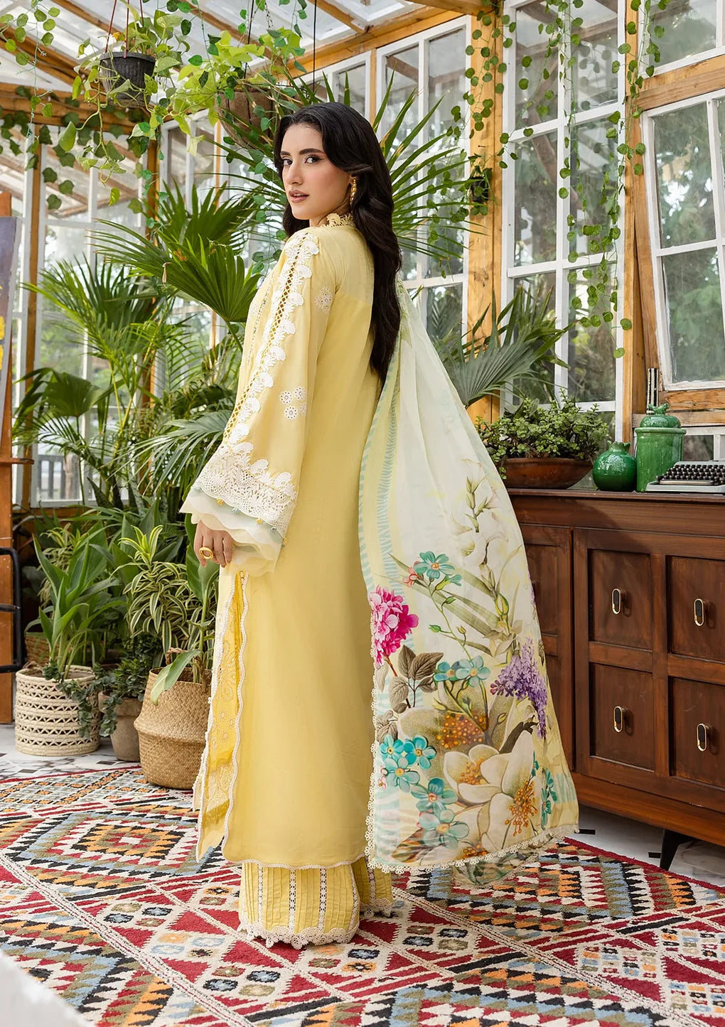 EEC-2B BUTTER BLOOM | Elaf | E Craft Chikankari Collection 2025