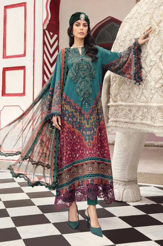 Maria B Mprints Rani Mahal Fall | Design # 10B Unstitched | Collection 2025