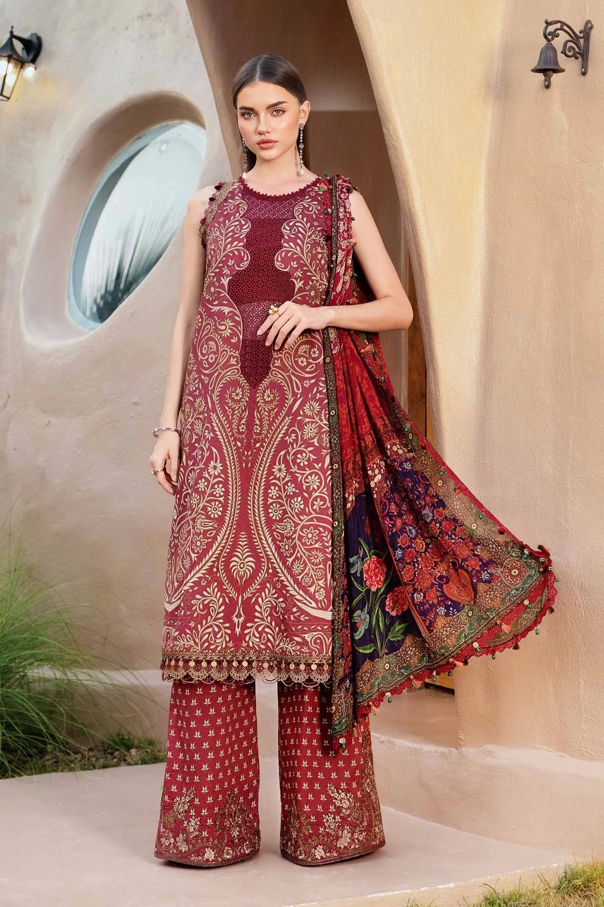 MPT-2512-A | Maria B | Mprints Lawn 2025