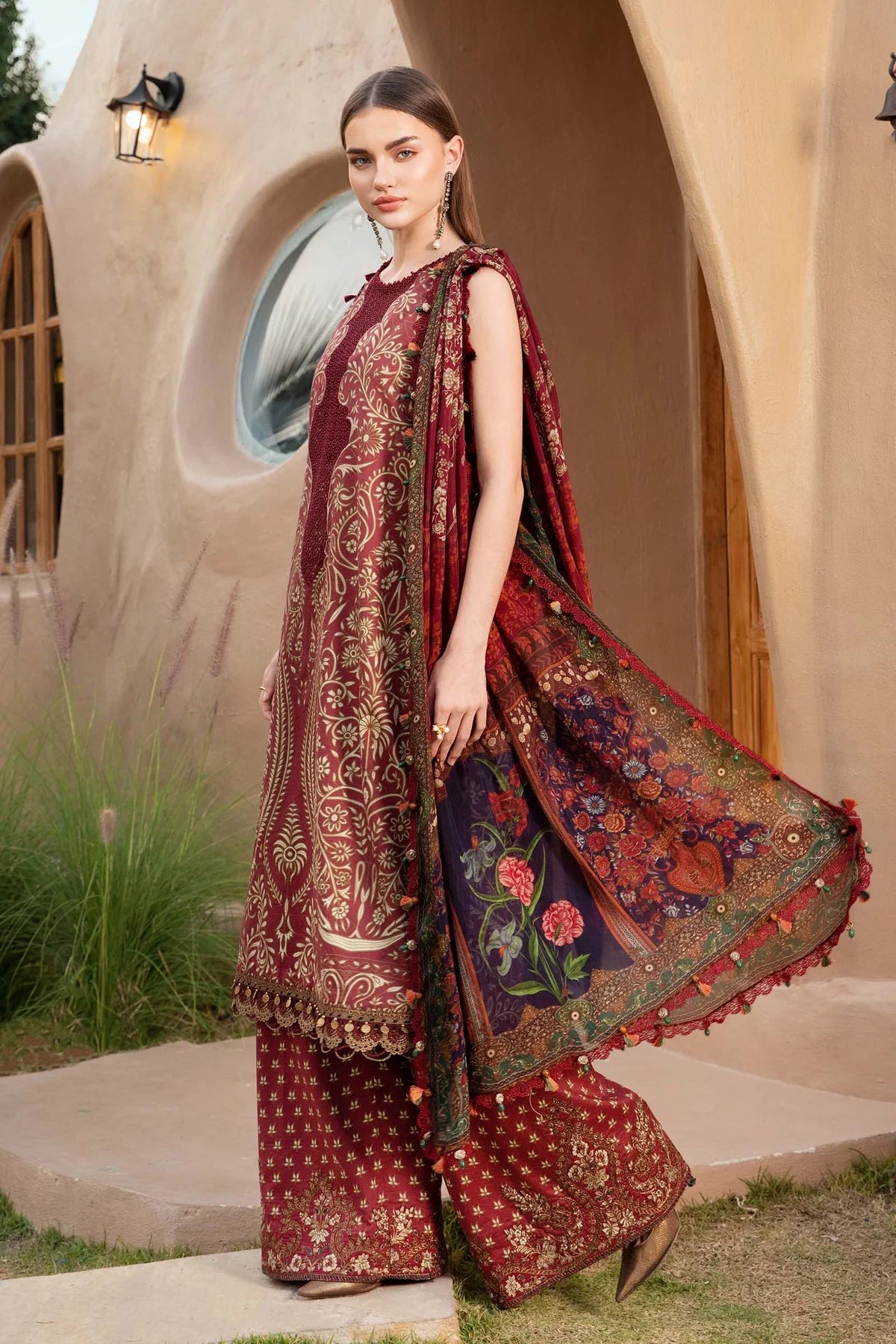 MPT-2512-A | Maria B | Mprints Lawn 2025