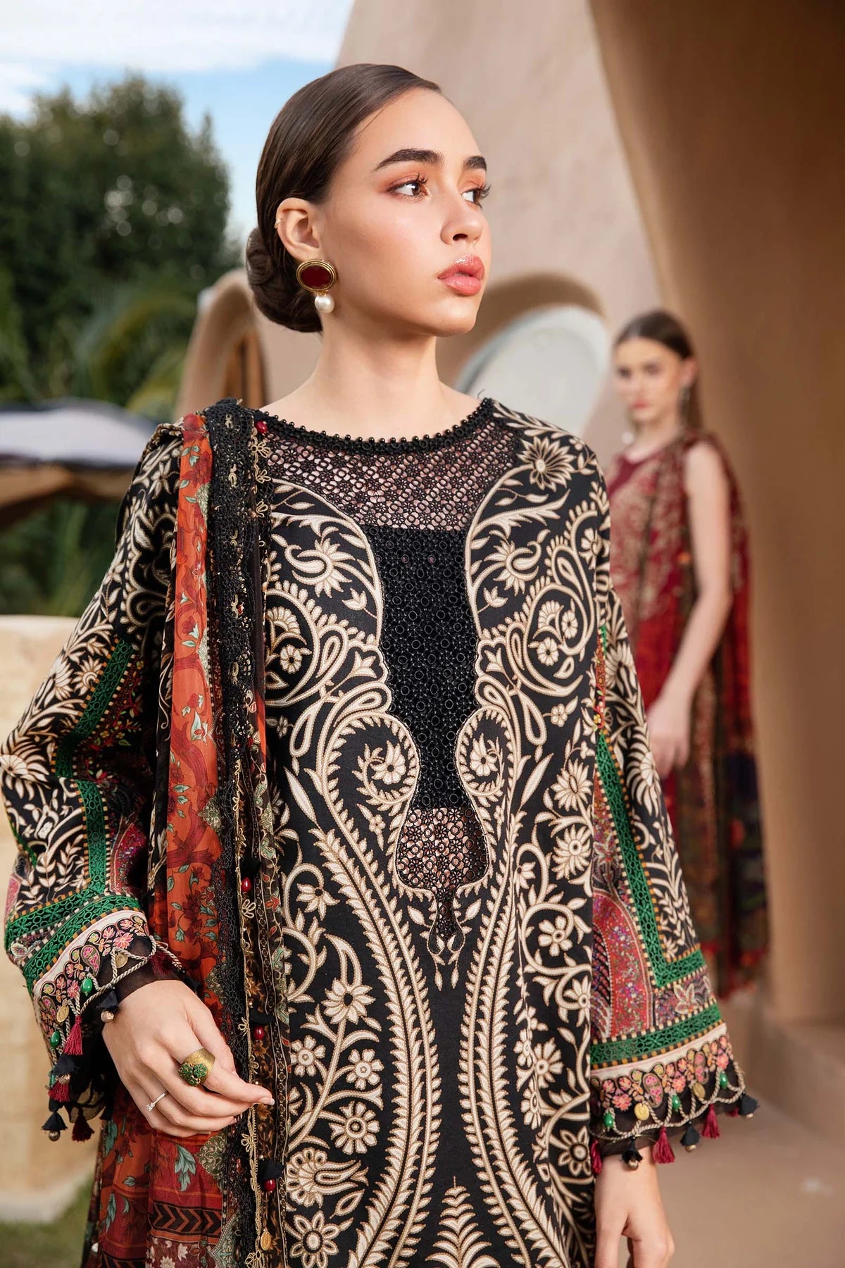 MPT-2512-B | Maria B | Mprints Lawn 2025