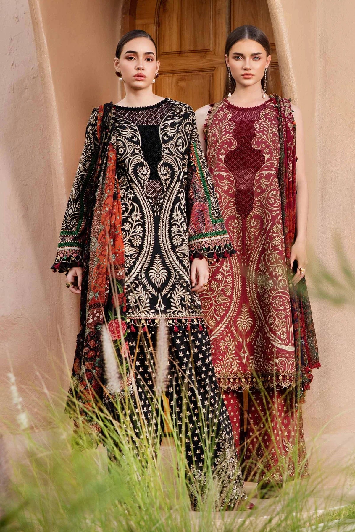 MPT-2512-B | Maria B | Mprints Lawn 2025