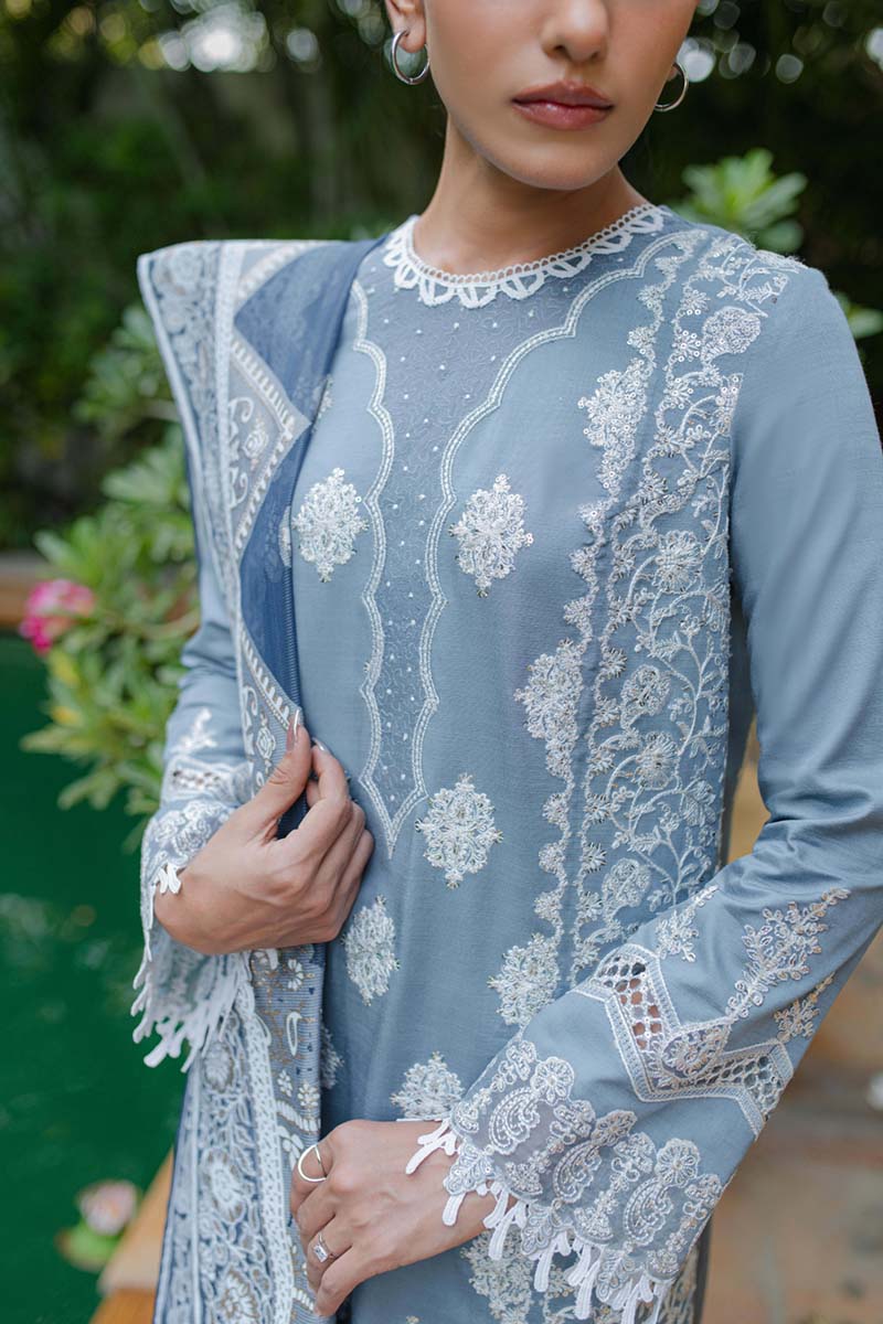 WL-02 AVELINE | Qalamkar | Qline Linen Collection 2023