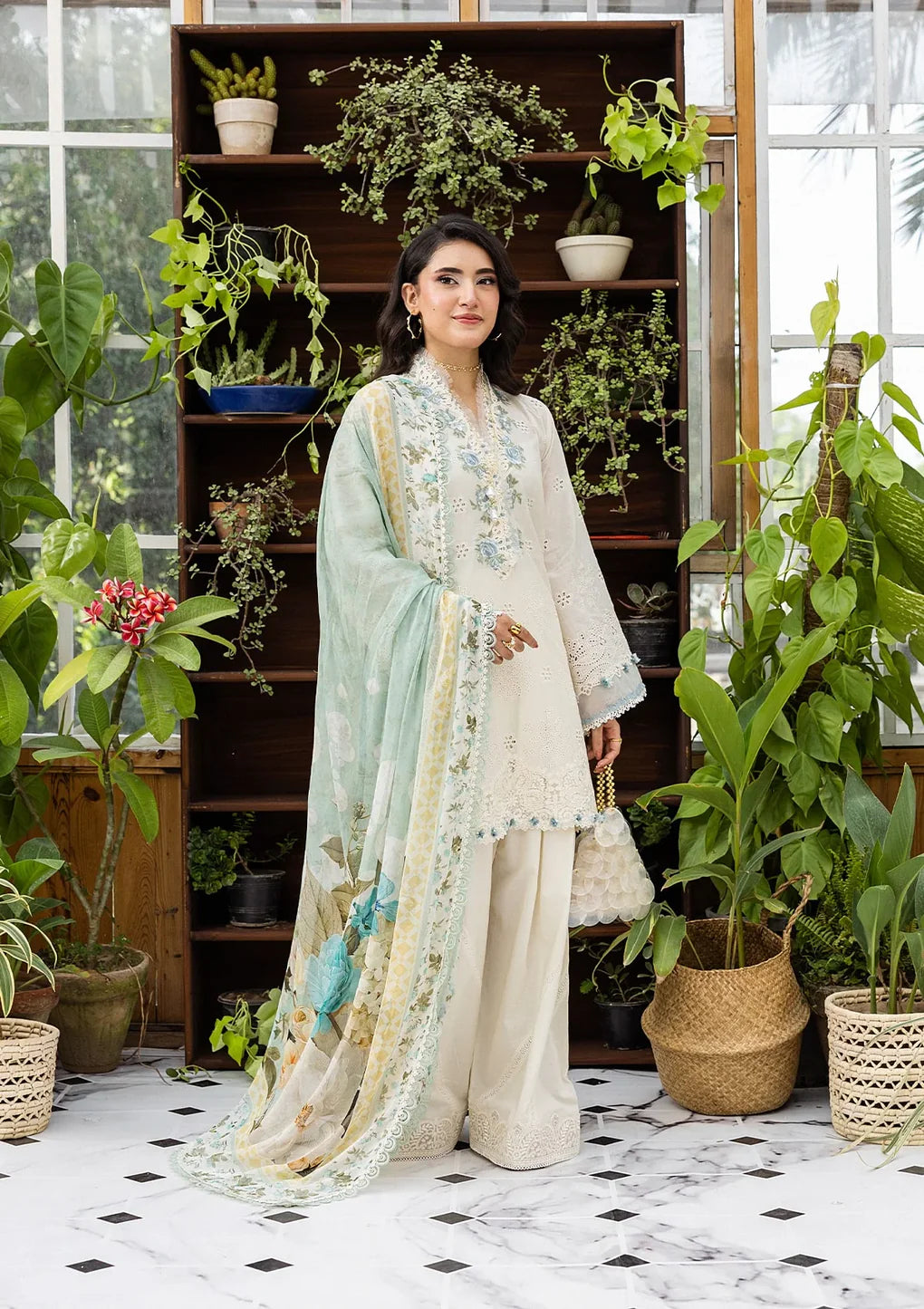EEC-1B PEARLISTA | Elaf | E Craft Chikankari Collection 2025