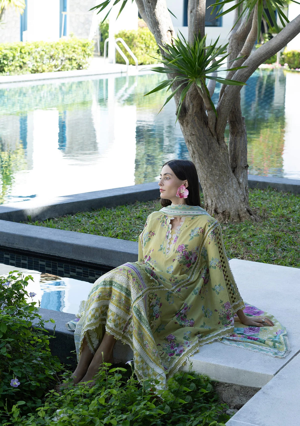 EPN-4A AVOCADO | Elaf | Santorini Prints Lawn Unstitched Collection 2026 