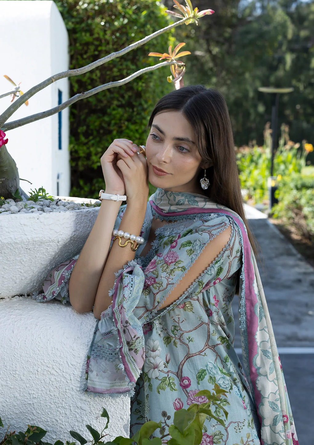 EPN-8A EIRINI BLOOM | Elaf | Santorini Prints Lawn Unstitched Collection 2026 