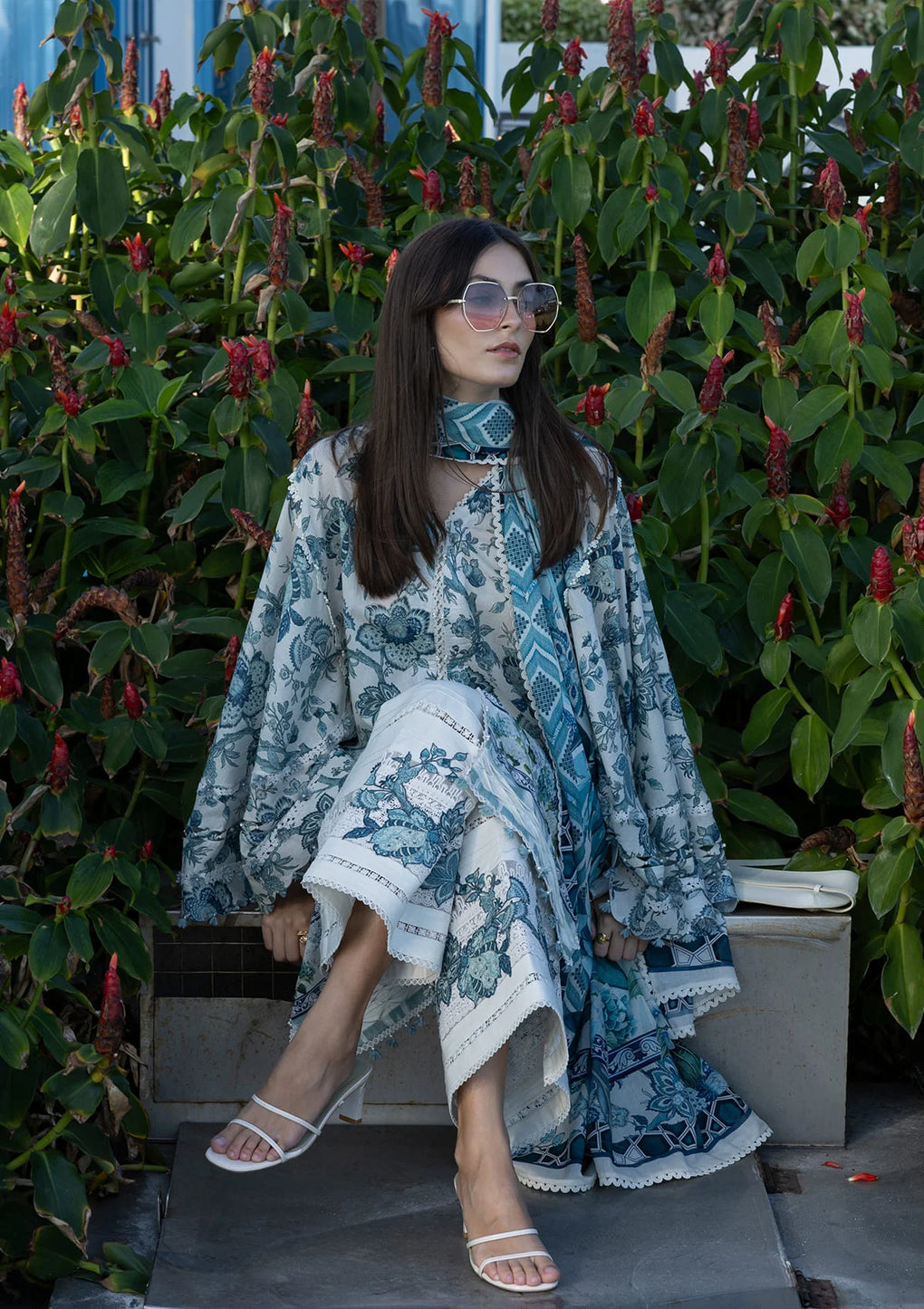 EPN-05 SURREAL | Elaf | Santorini Prints Lawn Unstitched Collection 2026