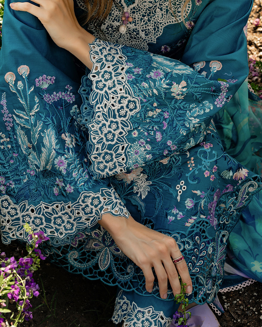 Emerald Fern | Mushq | Hemline The Secret Garden Lawn Unstitched Collection 2026 