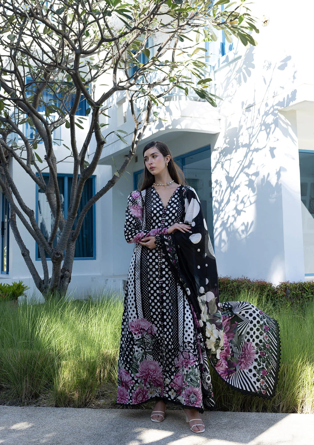 EPN-1B POIS & HER | Elaf | Santorini Prints Lawn Unstitched Collection 2026