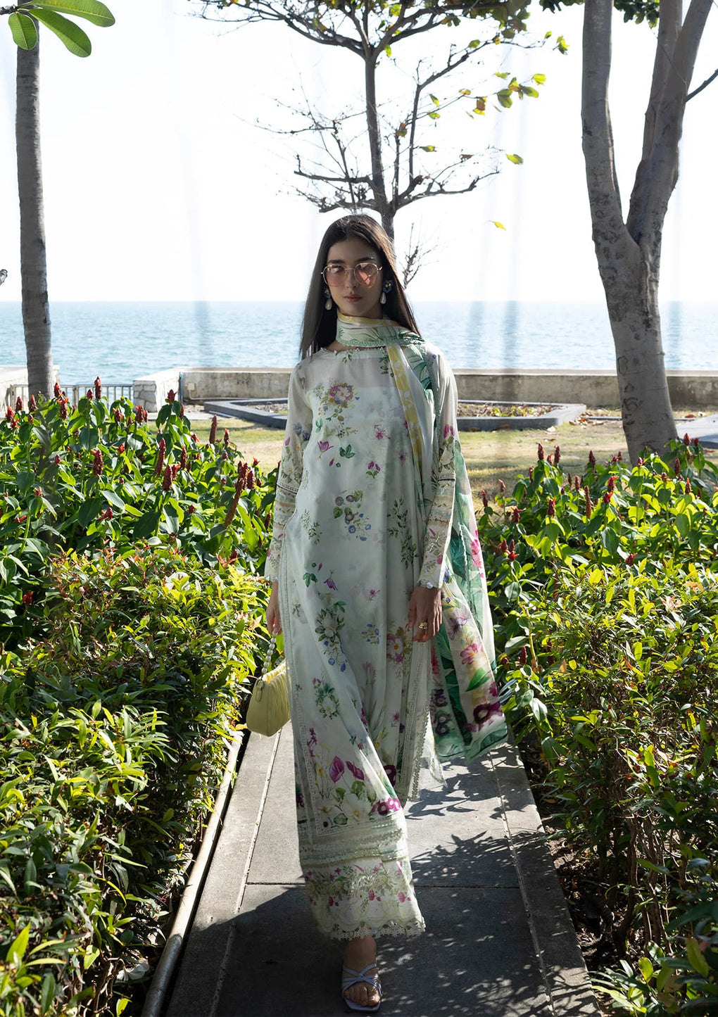 EPN-7B MOON FLOWER | Elaf | Santorini Prints Lawn Unstitched Collection 2026 