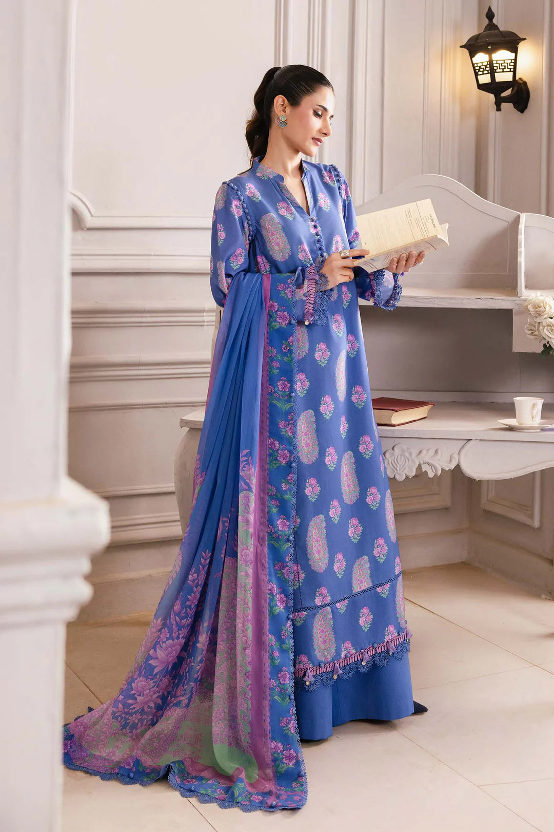 MB-CUS25-11010B | M Basic By Maria B Winter Unstitched Collection 2025