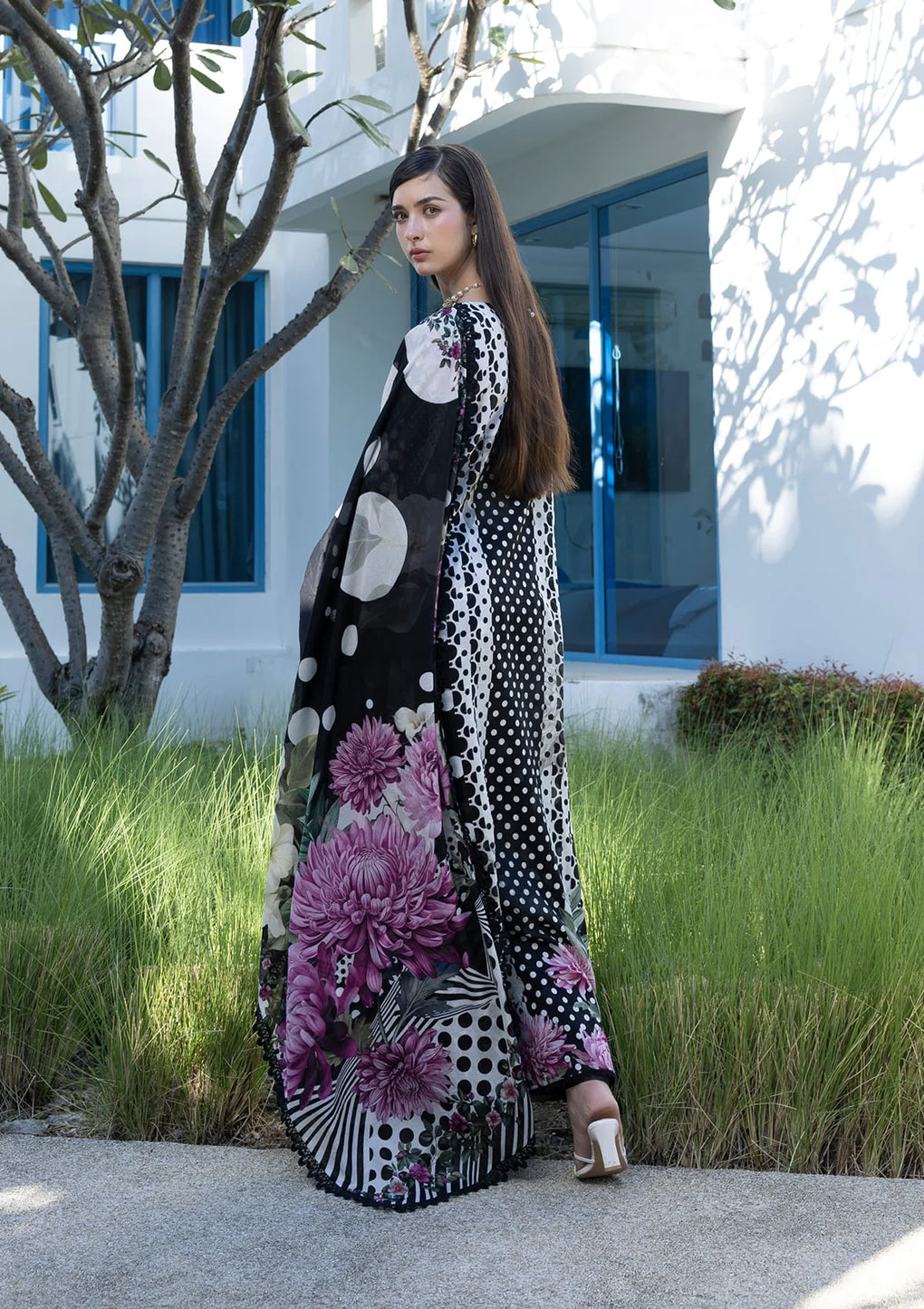 EPN-1B POIS & HER | Elaf | Santorini Prints Lawn Unstitched Collection 2026