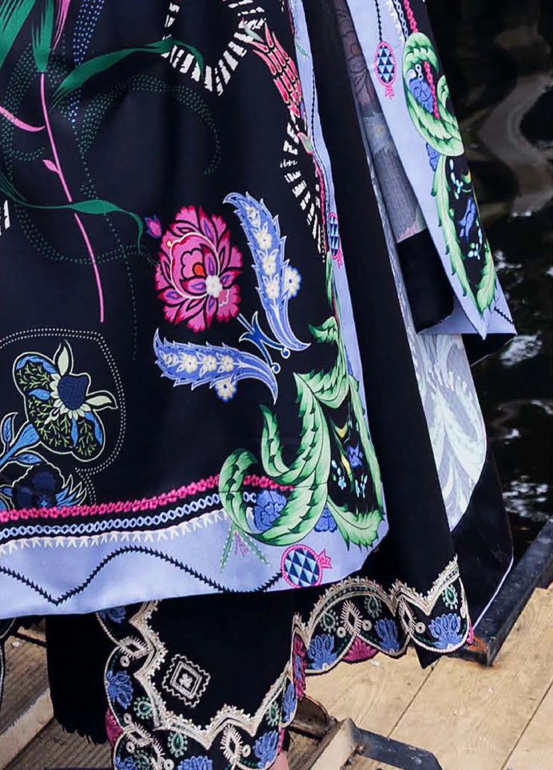 MIDNIGHT RUNE | Mushq | Symphony Hemline Karandi Winter Collection 2025