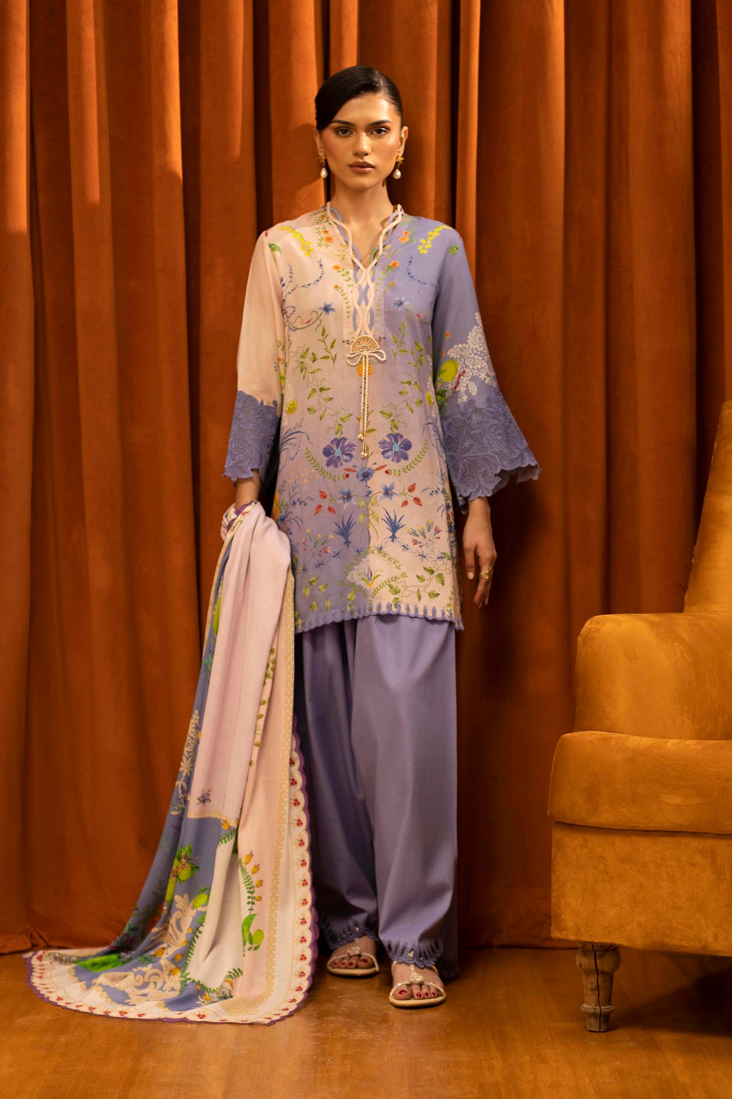 M253-017B-3CY | Sana Safinaz Muzlin Winter Collection 2025