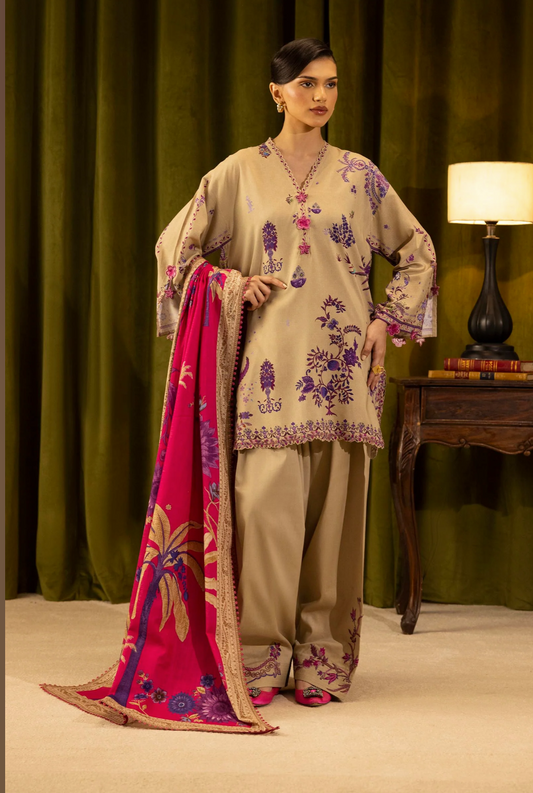 M253-019A-3CQ | Sana Safinaz Muzlin Winter Collection 2025
