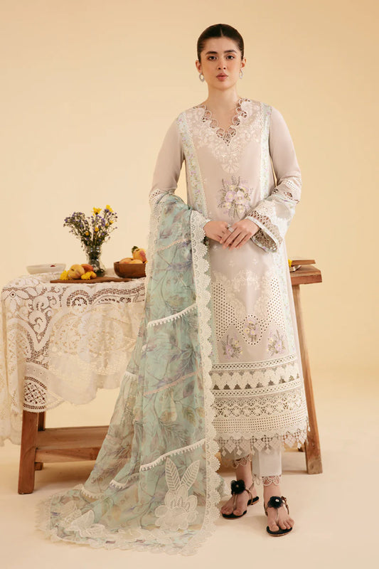 SQ-13 AYSEL | Qalamkar | Qlinekari Lawn Collection 2024