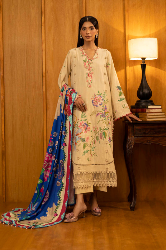 M253-01A-3CP | Sana Safinaz Muzlin Winter Collection 2025