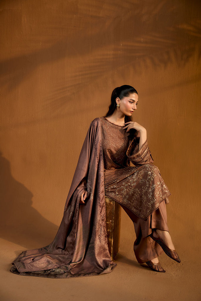 D-01 B | Sobia Nazir | Winter Shawl Collection 2025