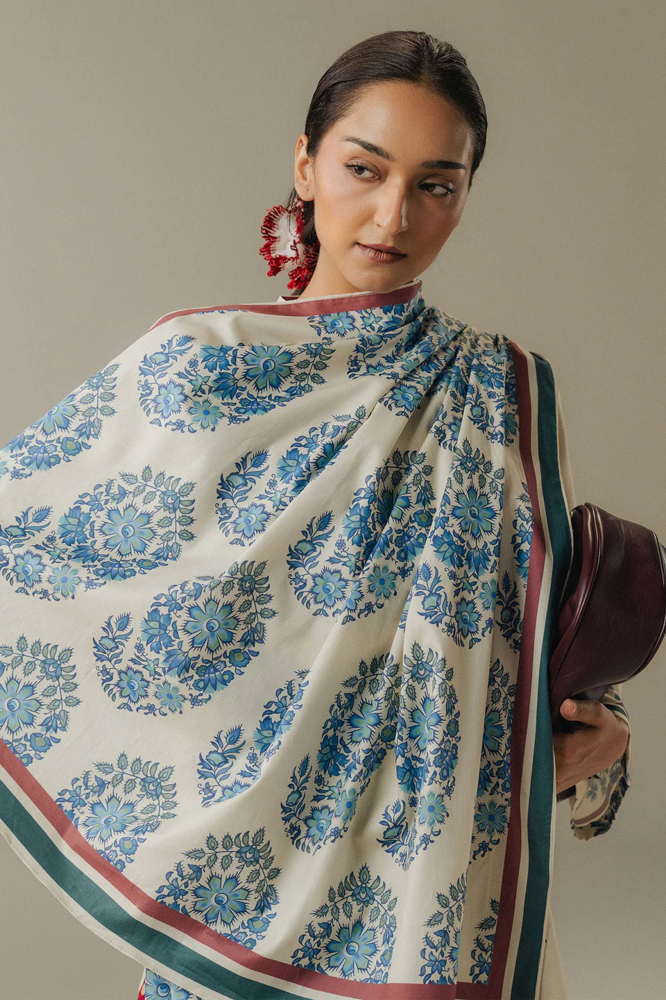 HUSHED EMBER - 6A | Coco Prints Winter Collection 2025