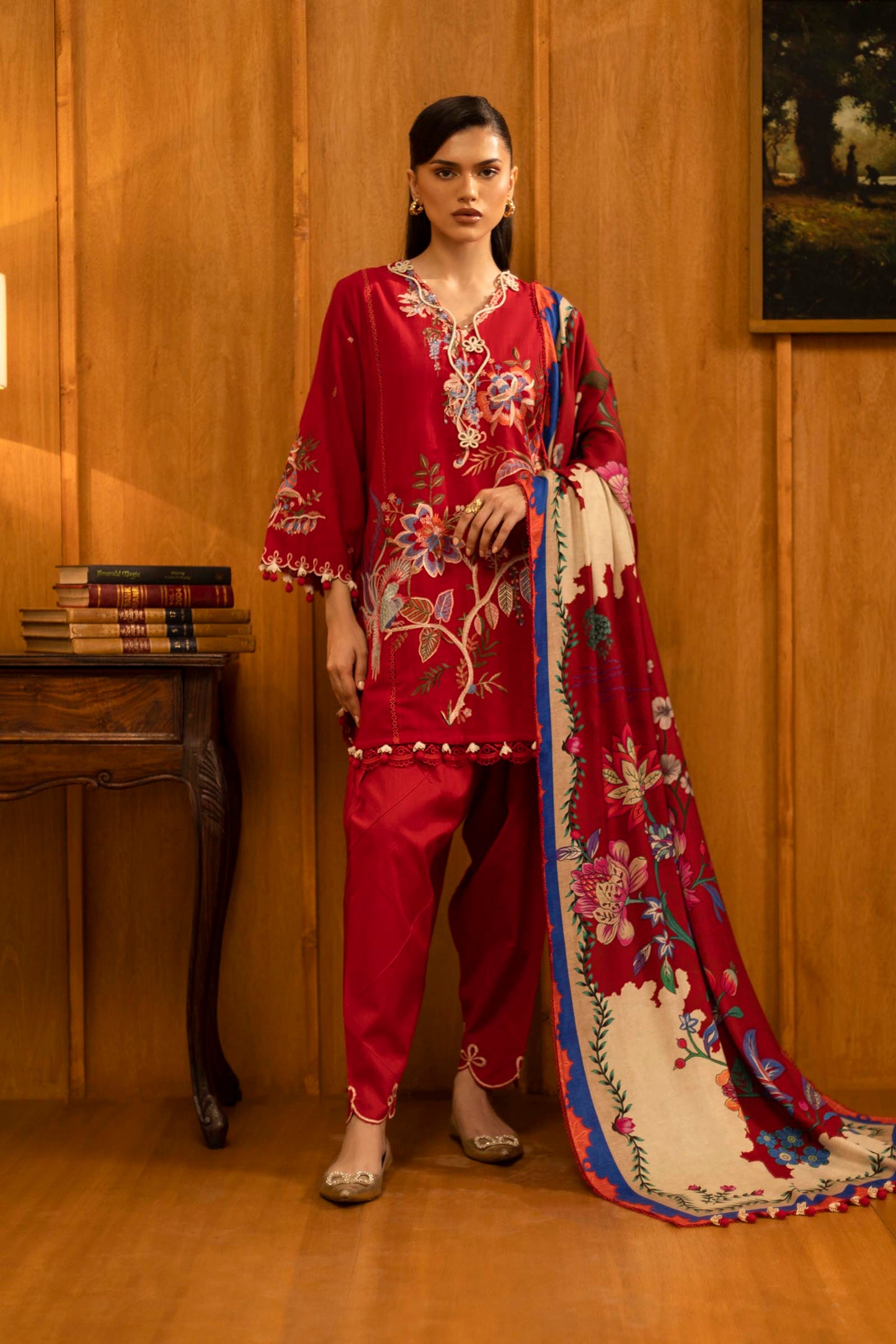 M253-01B-3CP | Sana Safinaz Muzlin Winter Collection 2025